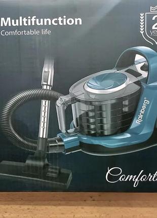 Пылесос rainberg rb-2267 колбовый с регулятором мощности фильтр 4l – 4200 w top shop ua_