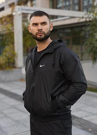 Вітровка чоловіча "windrunner jacket" nike чорна
