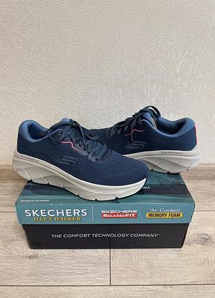 Skechers d’lux walker 2.0 чоловічі фірмові кросівки р. 42 оригінал memory foam air cooled relaxed fit