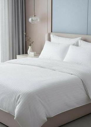 Комплект постельного белья maison d'or new rails white сатин 220-200 см белый