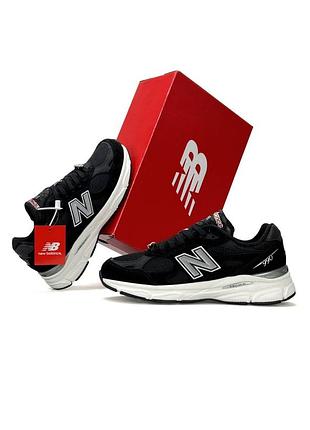 Чоловічі кросівки new balance 990v3 black white
