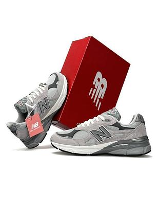 Мужские кроссовки new balance 990v3 light grey
