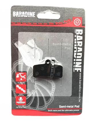 Колодки дискового гальма ds-43 для shimano saint 2008, baradine