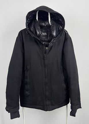 Куртка утеплена zara denimwear division