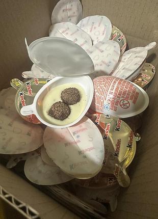 Шоколадні половинки kinder joy