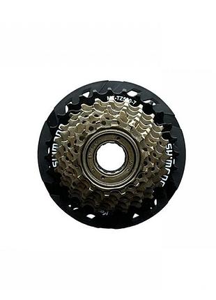 Трещотка mf-tz500-7, 7 скоростей, 14-28t, с защитой, резьбовая, shimano