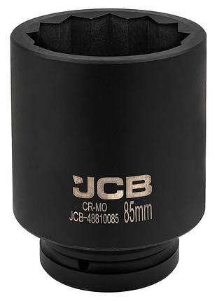 Головка ударная глубокая 1" 85 мм (12-гр.) jcb-48810085 59560 jcb tools