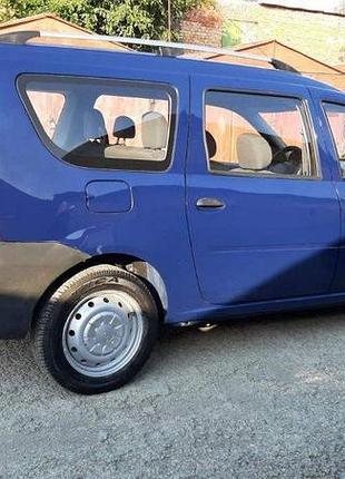 Хромированные рейлинги металлические ножки для lada largus 2012- гг