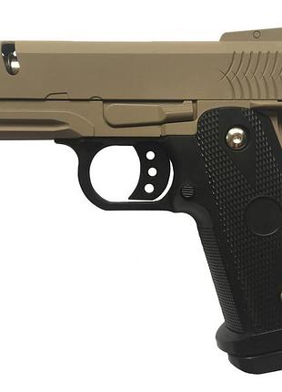 Металлический пистолет vigor v15-tan