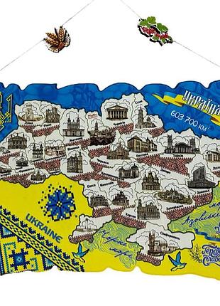 Сувенір "карта україни"