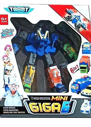 Іграшковий робот tobot mini giga 6в1 (g483194-530)