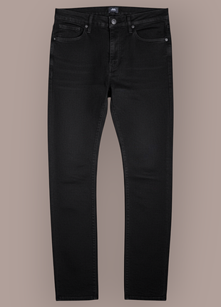Черные джинсы river island slim fit stretch / оригинал