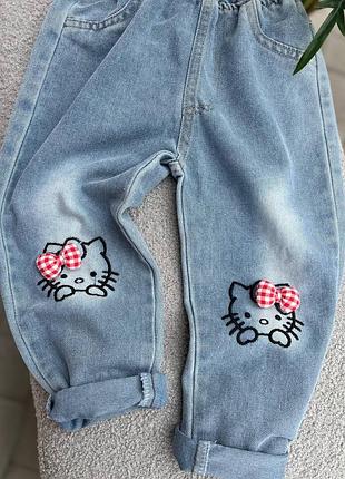 🩷 джинсы для девочки 👖 стильные и удобные 110–130