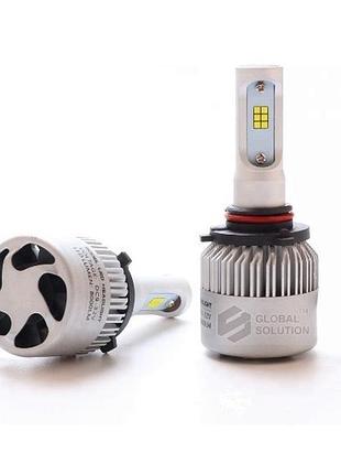 Cветодиодные led лампы gs s2 hb3 csp led (cooler) 20w 3000lm 6000k
