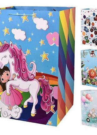Пакет подарунковий паперовий xl "children's world" 36*54*30см