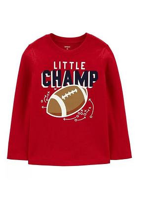 Реглан, лонгслив червоний "champ" carters 5т(110)