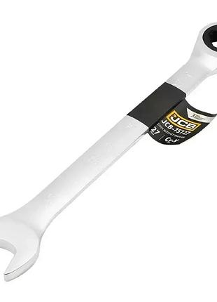 Ключ комбинированный с трещоткой 27 мм jcb-75727 66113 jcb tools