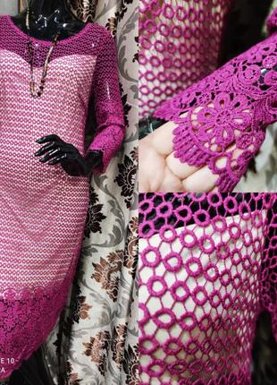 Платье новое,ажур,шитво