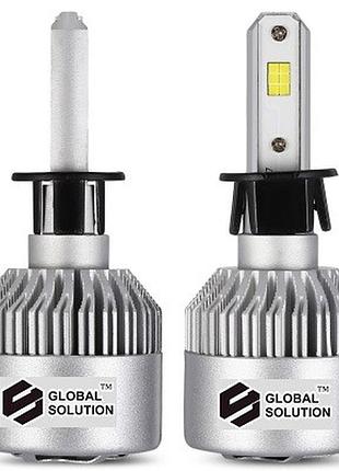 Cветодиодные led лампы gs s2 h3 csp led (cooler) 20w 3000lm 6000k