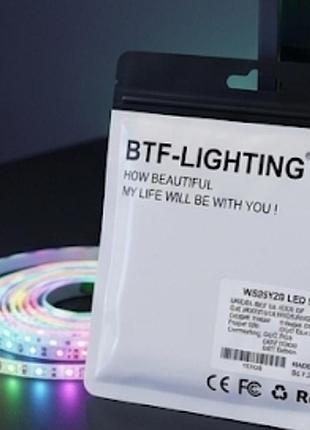Адресная светодиодная лента ws2812b rgb 5v 30 led/m ip30 - лот 1 метр (в бобине)