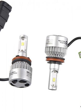 Cветодиодные led лампы gs s2 h11 csp led (cooler) 20w 3000lm 6000k