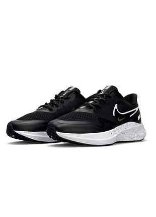 Чоловічі кросівки nike air zoom winflo 8 shield black white space