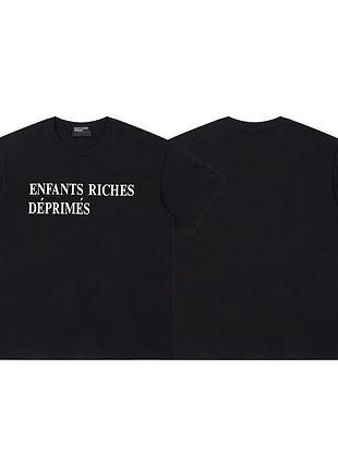 Чорна футболка erd enfants riches déprimés