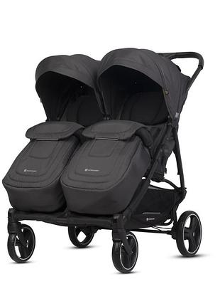 Коляска для двійні euro-cart doblo 2024 iron