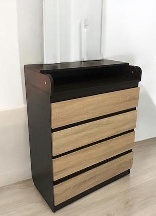 Сповивальний комод baby comfort classic soft венге-сонома