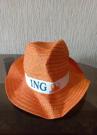 Панама ing bank orange fedora
