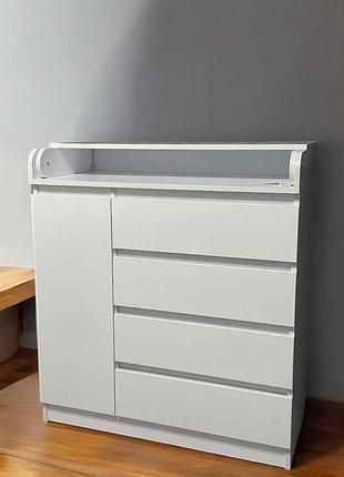 Сповивальний комод baby comfort modern 4+1 білий