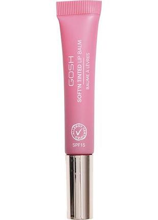 Gosh soft'n tinted lip balm spf 15 бальзам для губ 005 pink rose
