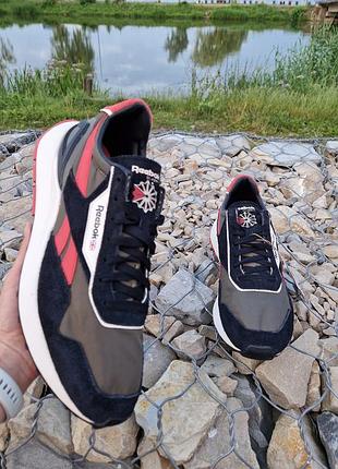 Стильные кроссовки reebok classic leather legacy az black/olive gy0420 – идеальное сочетание классики и современного стиля 🖤💚