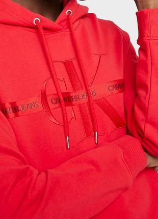 Calvin klein червоний худі 4