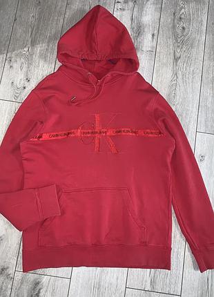 Calvin klein червоний худі 9