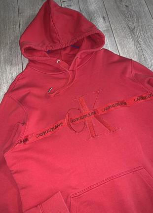 Calvin klein червоний худі 10