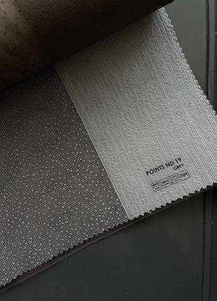 Вертикальные тюлевые жалюзи points nd 19 grey 2250*3000