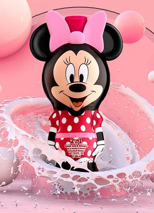 Minnie mouse shower gel & shampoo 2d гель для душу & шампунь air-val international 400 мл