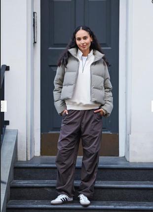 Женский пуховик uniqlo_90% пух, 10% перо
