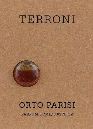 Orto parisi terroni парфуми 0.7 мл (пробник)