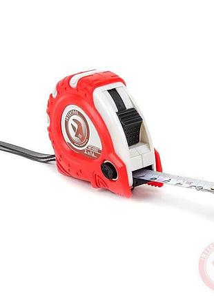 Рулетка с металлическим полотном 3 м x 16 мм "супер магнит" blister intertool mt-0303