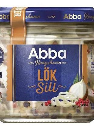 Оселедець маринований з цибулею abba löksill 500 г шведський