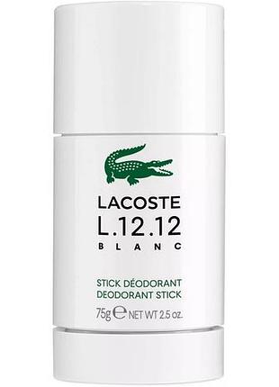 Lacoste l.12.12 blanc парфумований дезодорант-стік 75 г