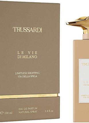 Парфумована вода trussardi le vie di milano via della spiga 2 мл (оригінальні парфуми відливант)