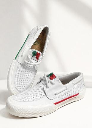 Чоловічі шкіряні мокасини топсайдери sperry