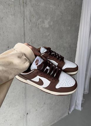 Кроссовки nike dunk low cacao wow 4
