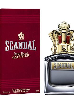 Туалетна вода jean paul gaultier scandal pour homme 1 мл (оригінальні парфуми на розпив)