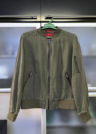Zara man чоловіча, нова, стильна вітровка, бомбер, джинсівка з кишенями