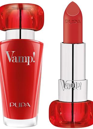 Pupa vamp! помада для губ з ефектом об'єму 304 red flame