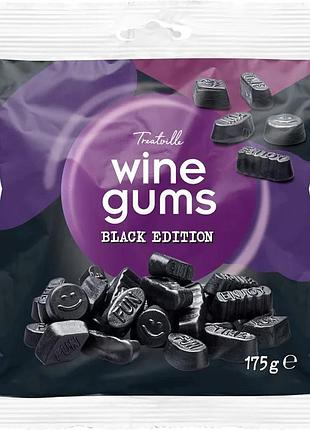 Жевательные конфеты winegums black edition, 175 г (швеция)